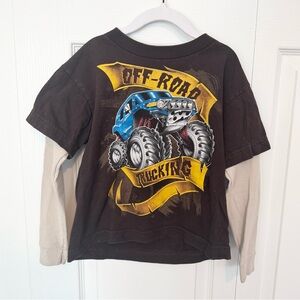 Y2K VINTAGE 90’s Top Heavy long sleeve t-shirt BOYS 5-6